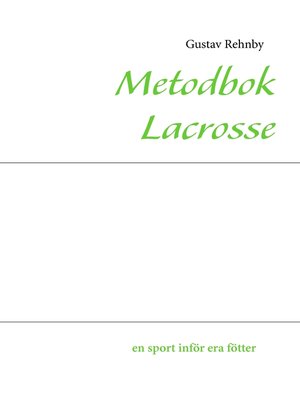 cover image of Metodbok Lacrosse